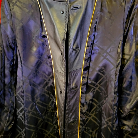 COPY - 🦋Vintage Black Leather Swing Jacket 🦋Jones New York  1X Plus Wom - Picture 11 of 15